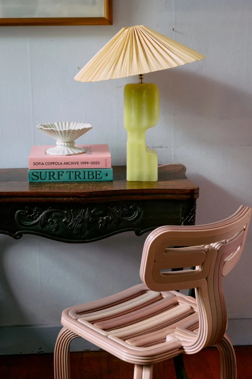 HKLIVING -podstawa do lampy stołowej base w kolorze limonki