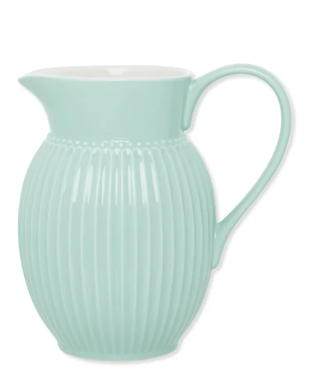 GreenGate-ceramiczny dzbanek pękaty ALICE cool mint 1,5 l