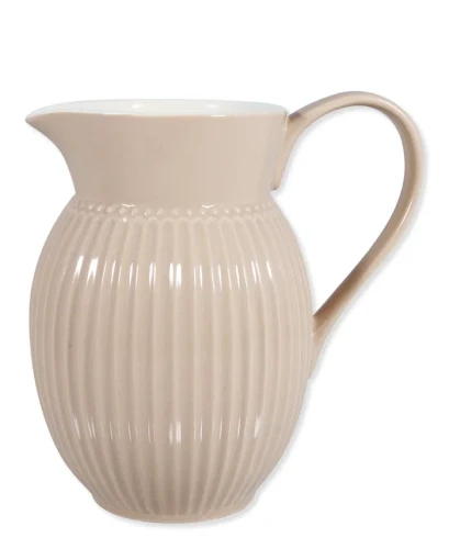 GreenGate-ceramiczny dzbanek pękaty ALICE ripple blue 1,5 l