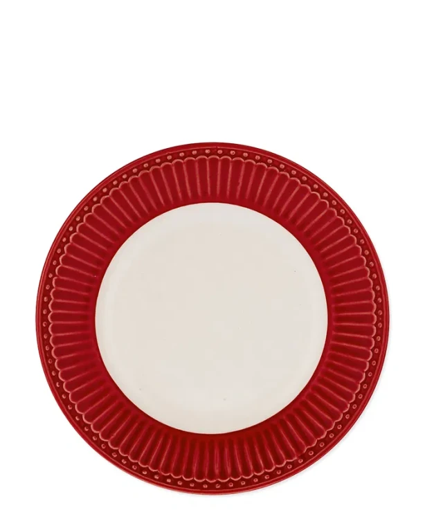 GreenGate-ceramiczny mały talerz ALICE red