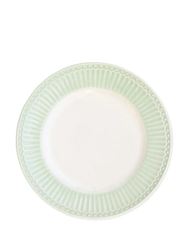 GreenGate-ceramiczny mały talerz ALICE pale green