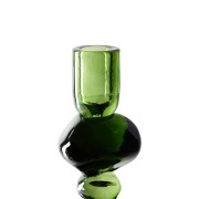 HKLIVING - szklany świecznik emerald zielony