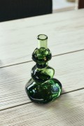 HKLIVING - szklany świecznik emerald zielony