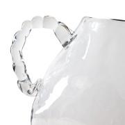 HKLIVING - szklany wazon Amfora crystal 34 cm z uszami