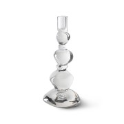 HKLIVING - szklany świecznik crystal 32 cm