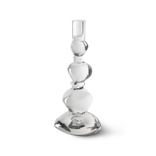 HKLIVING - szklany świecznik crystal 32 cm