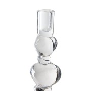 HKLIVING - szklany świecznik crystal 32 cm