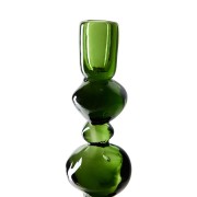 HKLIVING - szklany świecznik emerald 32 cm