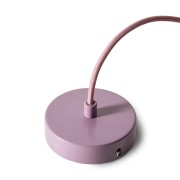 HKLIVING - Lampa sufitowa ze szkła w różowym kolorze