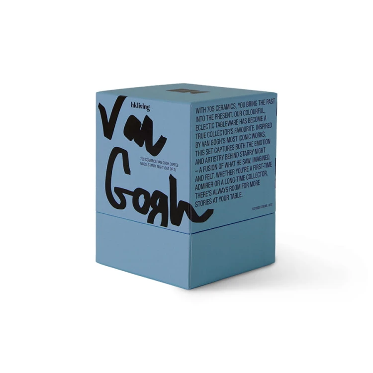 HKLIVING - 70`S kubki do kawy Van Gogha starry night