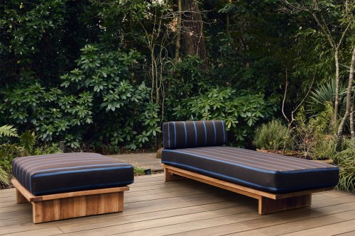 HKLIVING-hoker outdoor, drewno tekowe burnt sky