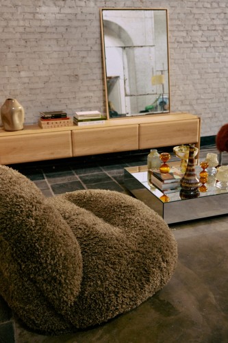 HKLIVING -Fotel do odpoczynku Meloa fauteuil poodle