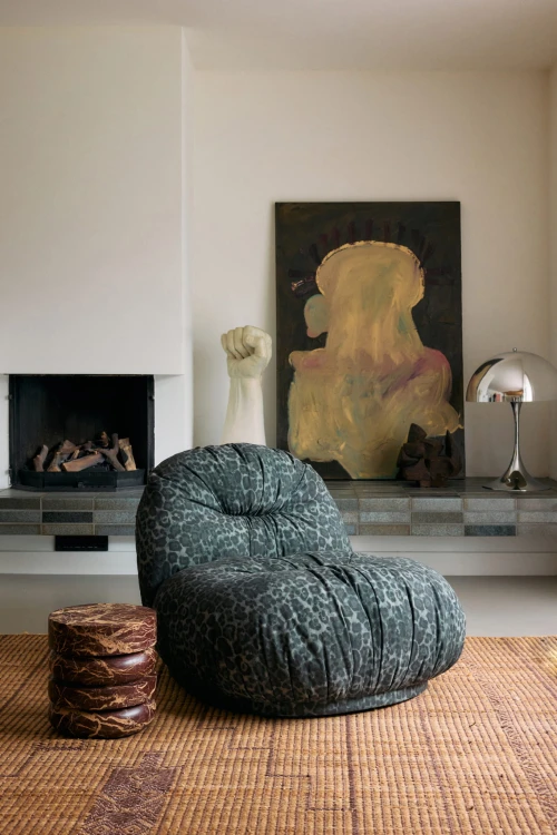 HKLIVING -Fotel wypoczynkowy Meloa fauteuil panther
