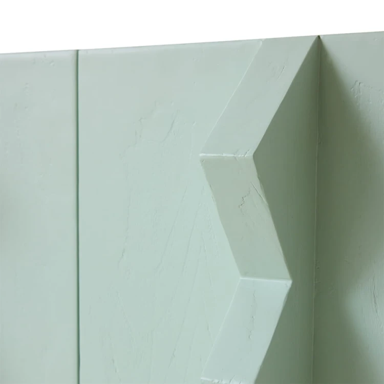 HKLIVING - Szafka Forma ice blue z wyrazistymi uchwytami
