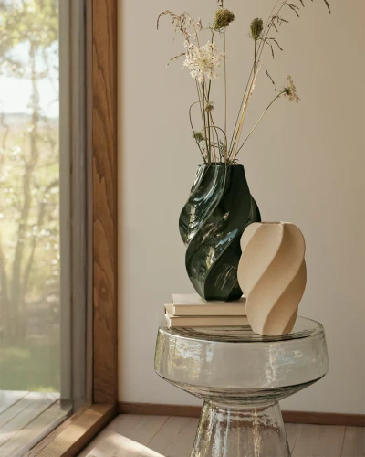 Broste Copenhagen- wazon jasny Odette 32 cm