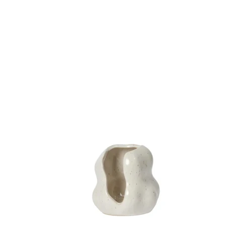 Broste Copenhagen-świecznik Hekla Hurricane jasny 10 cm
