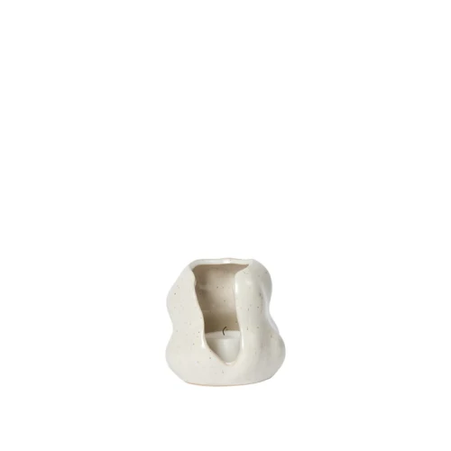Broste Copenhagen-świecznik Hekla Hurricane jasny 10 cm