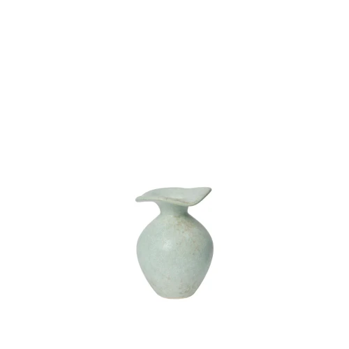 Broste Copenhagen - wazon zielony Florentina XS