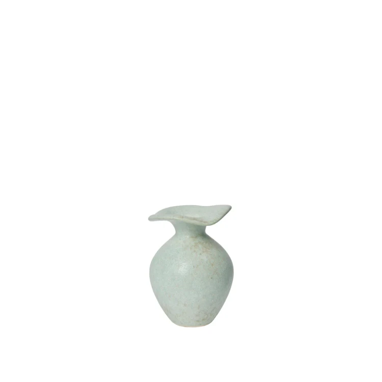 Broste Copenhagen - wazon zielony Florentina XS