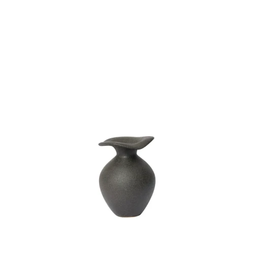 Broste Copenhagen - wazon czarny Florentina XS
