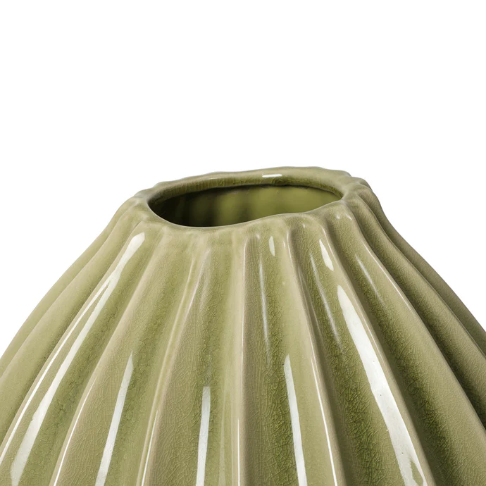 Broste Copenhagen - wazon zielony WIDE M