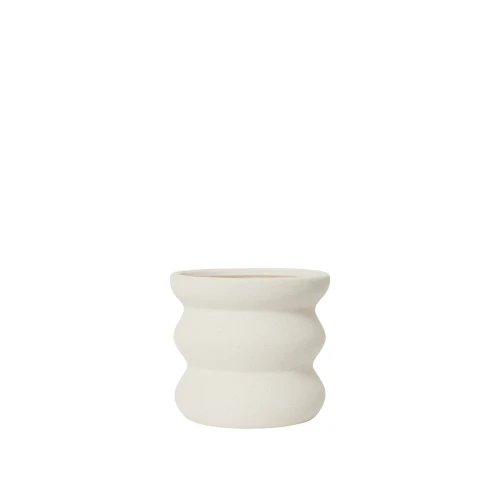 Broste Copenhagen - jasna doniczka Minna 16 cm