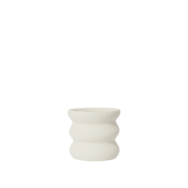 Broste Copenhagen - jasna doniczka Minna 12 cm