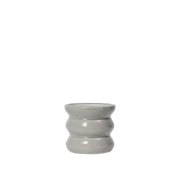 Broste Copenhagen - szara doniczka Minna 12 cm