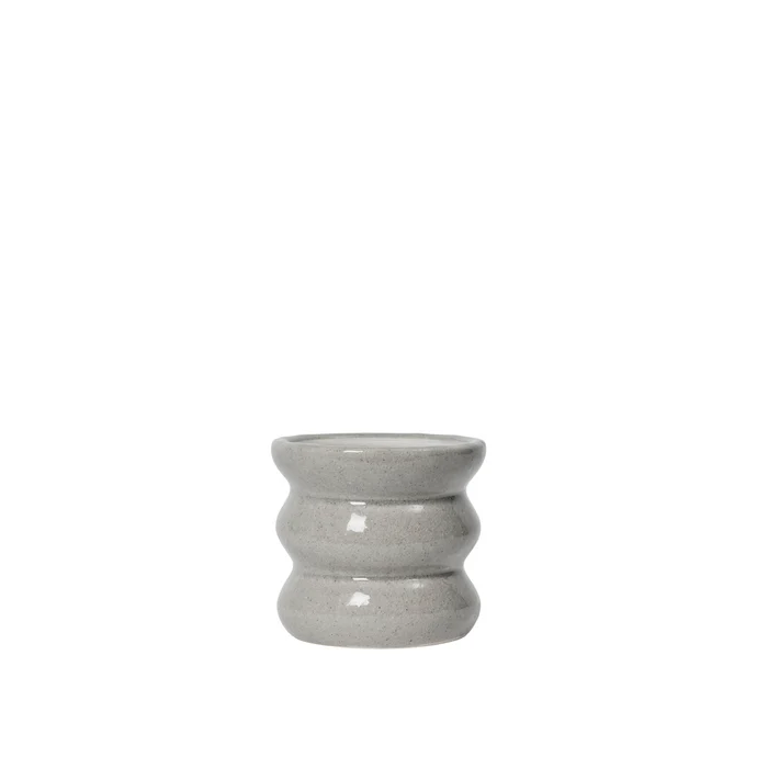 Broste Copenhagen - szara doniczka Minna 12 cm