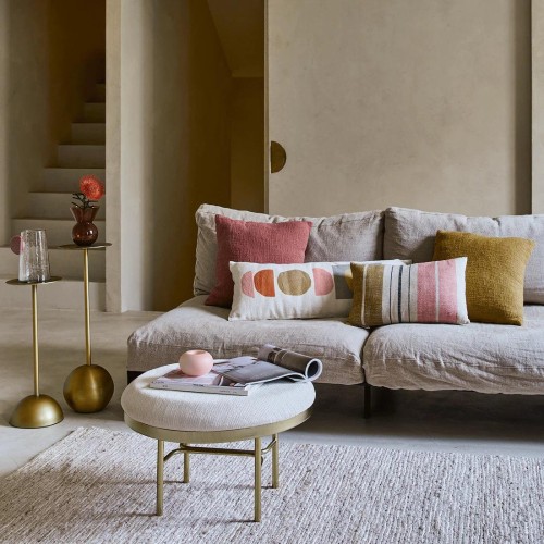 UNC- stolik kawowy złoty M 21x66