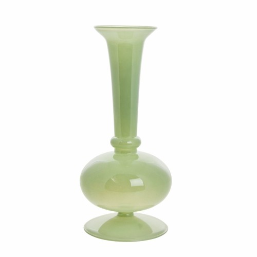 Lene Bjerre-szklany wazon dekoracyjny Celira zielony 22 cm