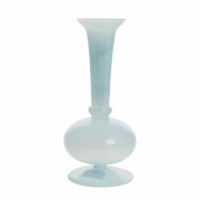Lene Bjerre-szklany wazon dekoracyjny Celira niebieski 22 cm