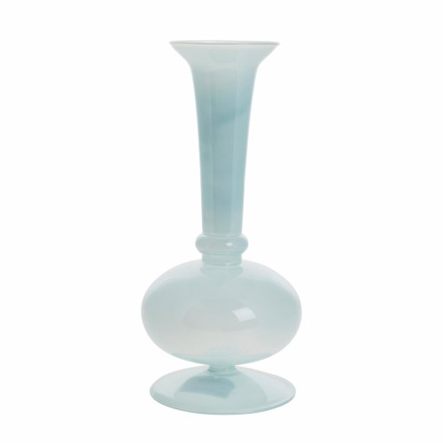 Lene Bjerre-szklany wazon dekoracyjny Celira niebieski 22 cm