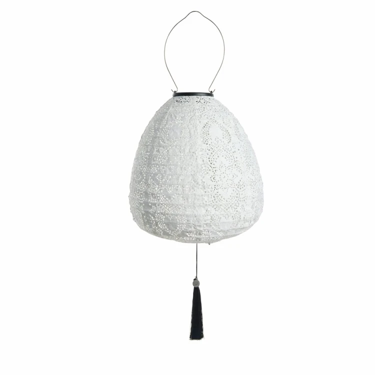 Lene Bjerre- latarnia solarna biała 26 cm