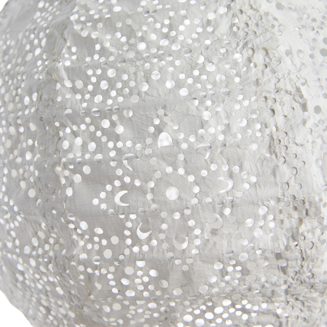Lene Bjerre- latarnia solarna ciemno szara 20 cm