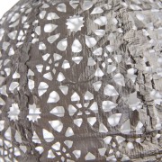 Lene Bjerre- latarnia solarna ciemno szara 20 cm