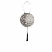 Lene Bjerre- latarnia solarna ciemno szara 20 cm