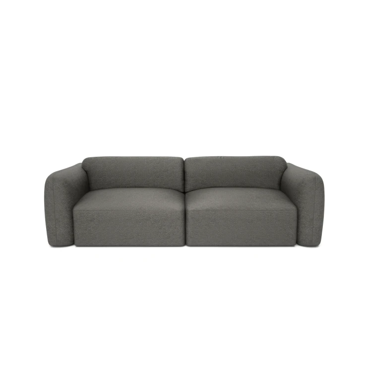 Sofa 3-osobowa rozkładana NORREBRO - szara