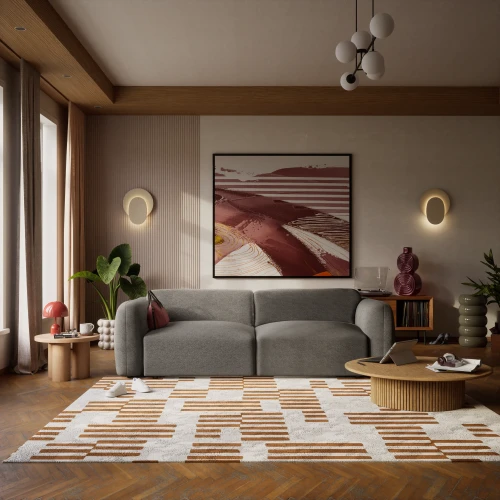 Sofa 3-osobowa rozkładana NORREBRO - szara