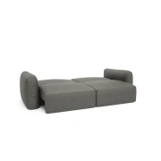 Sofa 3-osobowa rozkładana NORREBRO - szara