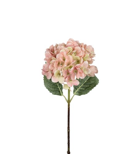 Mr Plant - sztuczna hortensja pudrowy róż 48 cm