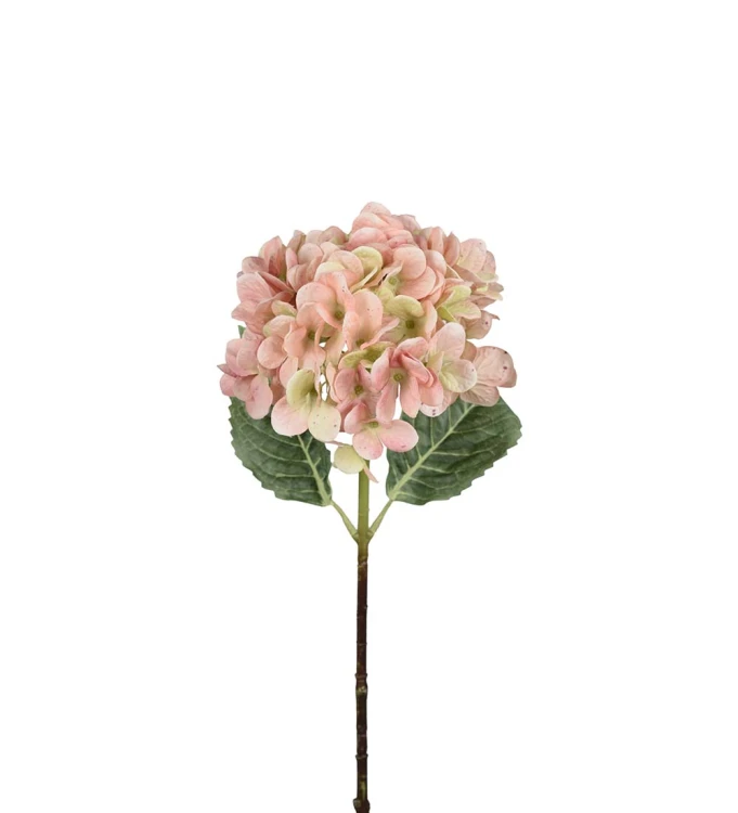 Mr Plant - sztuczna hortensja pudrowy róż 48 cm