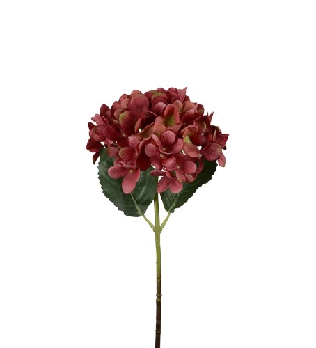 Mr Plant - sztuczna hortensja czerwona 48 cm