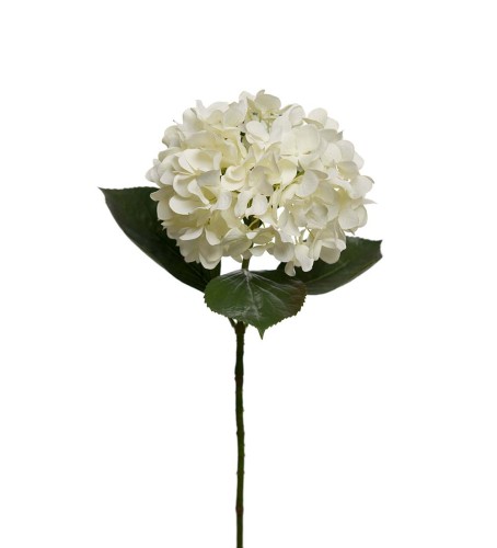 Mr Plant - sztuczna hortensja biała vintage 65 cm
