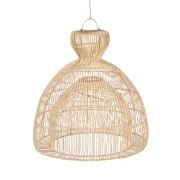 Bazar Bizar - lampa sufitowa Matcha Whisk z rattanu