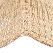 Bazar Bizar - lampa sufitowa Wave z rattanu XL