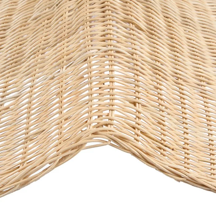 Bazar Bizar - lampa sufitowa Wave z rattanu XL