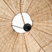 Bazar Bizar - lampa sufitowa Wave z rattanu XL