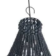 Bazar Bizar - Żyrandol w kształcie kropli Teardrop czarny M
