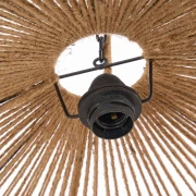 Bazar Bazar - Żyrandol naturalny z drewnianych koralików Wooden
